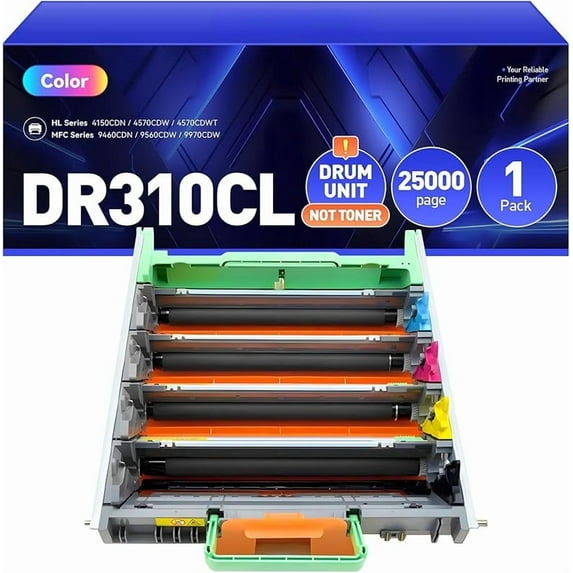 z DR310CL Drum Unit(Not Toner)Replacement Compatible for Brother DR-310CL Imaging Drum Work with Brother HL-4140CW HL-4570CDW HL-4570CDWT 4150CDN MFC-9560CDW MFC-9970CDW 9460CDN