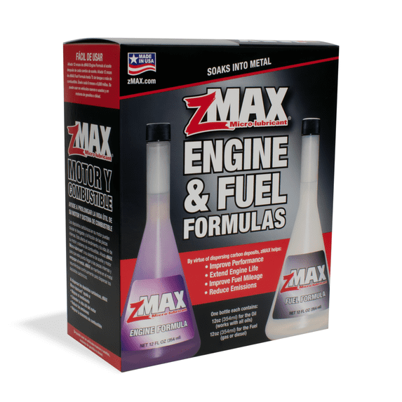 zMAX Engine & Fuel Formulas, Engine Additive and Fuel System Cleaner (12 fl oz bottles)