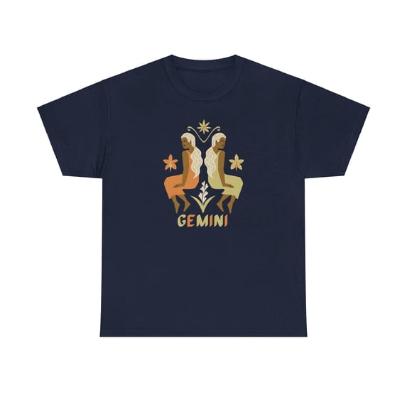 zODIAC GEMINI Unisex Heavy Cotton Tee