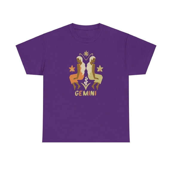 zODIAC GEMINI Unisex Heavy Cotton Tee