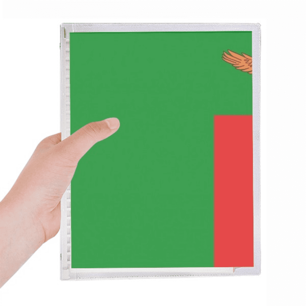 zambia national flag afcountry notebook loose diary refillable journal statiry