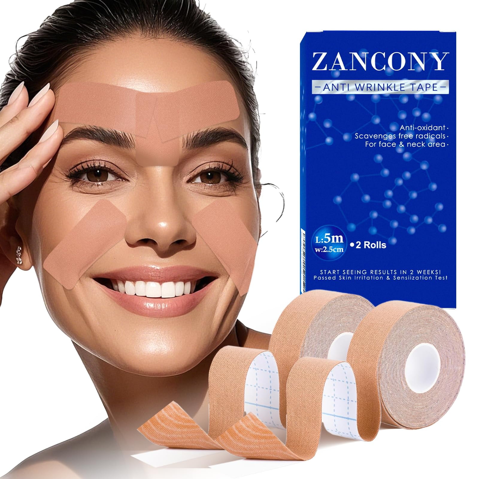zancony Face Tape for YYF14 Wrinkles Overnight, Face Patches,Face ...