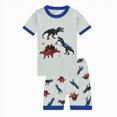 thumbnail image 1 of zaveiop Boys Cotton Pajama Sets, 2 PC Short Sleeve Fashion Printed Kids Clothing Sets (Z02-Sky Blue, 7-8 Years), 1 of 5