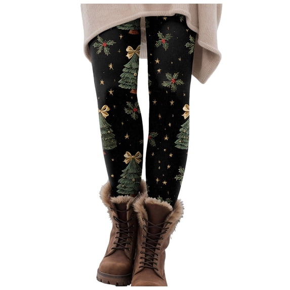NWT Women's juniors Christmas Santa Claus leggings
