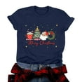 thumbnail image 1 of zaveiop Christmas Shirt Women Tis The Season Christmas Tree T Shirt Latte Coffee Graphic Xmas Holiday Tee Tops (Navy, L), 1 of 8