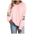 thumbnail image 1 of zaveiop Christmas Sweatshirts for Women 2025 Gift Socks Merry Funny Christmas Doodles Sweatshirt Holiday Xmas Sweaters (Y-Pink, XXL), 1 of 5