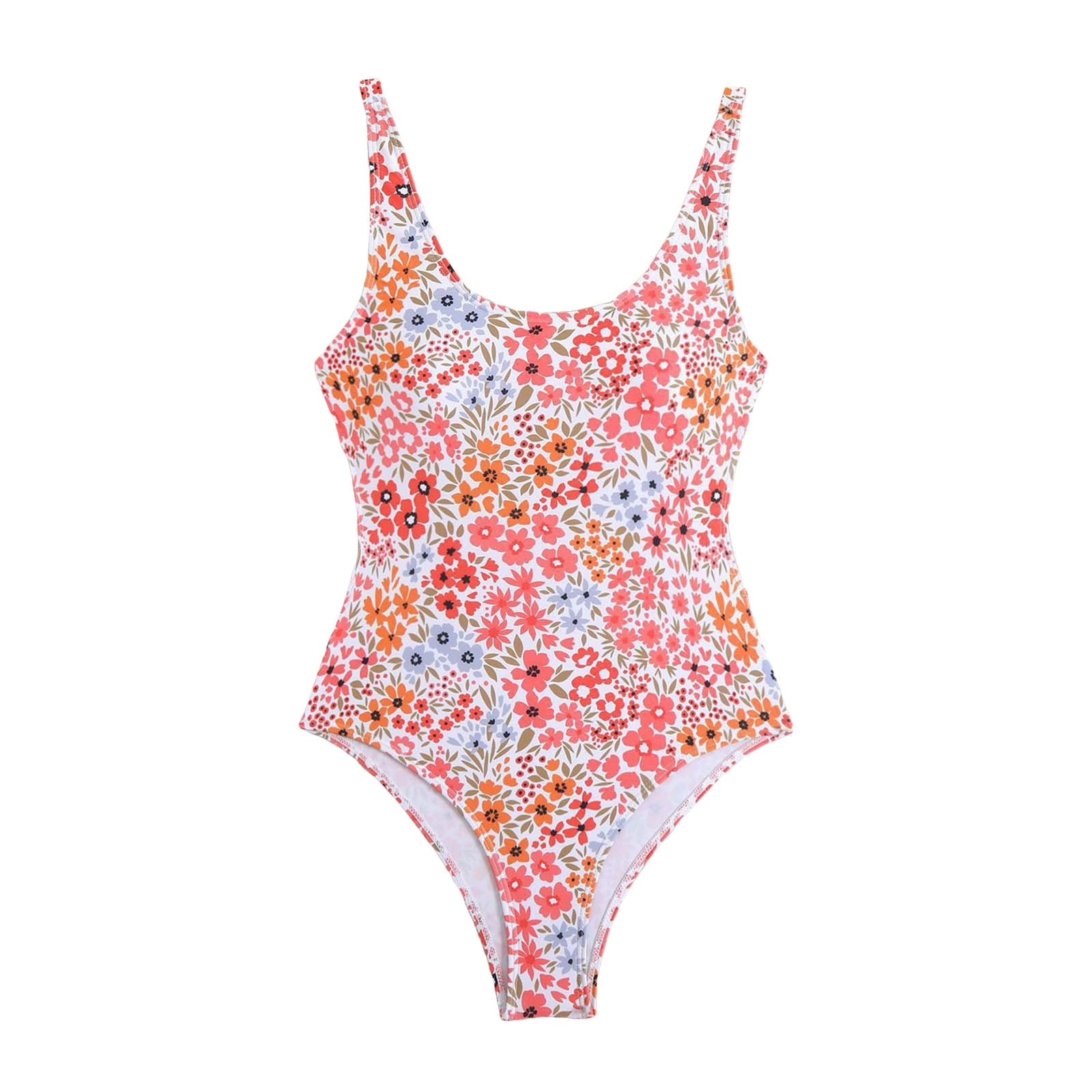 Zaveiop One Piece Swimsuit Women Tummy Control Modest Swim Suits Floral High Cut Bathing Suits For Teens Swimwear 2025 Red Xl 4a194241 0d7a 4819 9604 7257333e5be8.1e279eeccb75c6f9bb75c055d79c33b2