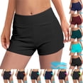 thumbnail image 1 of zaveiop Period Swimwear Menstrual Leakproof Swim Shorts High Waist Bathing Suit Bottoms for Teen Girls Women (Dark Blue, S), 1 of 5