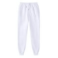 thumbnail image 1 of zaveiop Stretch Active Sweatpants Women Ultra Stretch Breathable Casual Comfy Fit Pant (Z-White, 4XL), 1 of 4