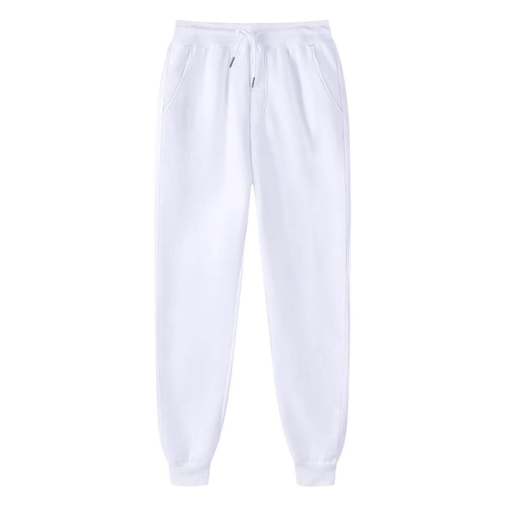 zaveiop Stretch Active Sweatpants Women Ultra Stretch Breathable Casual Comfy Fit Pant (Z-White, M)