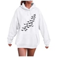 thumbnail image 1 of zaveiop Sweatshirts for Women 2025 Bat Graphic Sweatshirt Funny Shirt Hocus Pocus Spooky Casual Loose Pullover Tops (Z1-White, M), 1 of 6