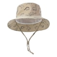 thumbnail image 1 of zaveiop Toddler Sun Hat UPF 50+ Large Brim Outdoor Play Baby Sun Protective Kids Bucker Hat Summer Beach Cap for Boys Girls (Khaki, 3-5 Years), 1 of 4