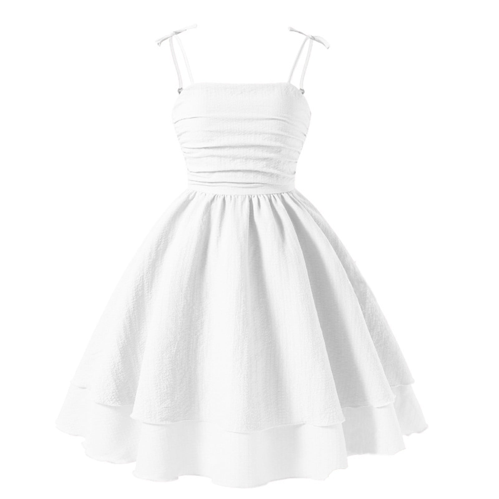 amazon elegant white dresses Amazon.com: White Dress