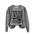 thumbnail image 1 of zaveiop Womens Halloween Shirts Vintage Graphic Tees Funny Ghost Long Sleeve Shoulder Pullover Hoodie (Z1-Grey, S), 1 of 4