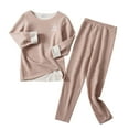 thumbnail image 1 of zbxnLI 2-17 Years Girls Boys Thermal Underwear Sets for Kids Basic Layer Tops Bottom Pants Clothes Sets, 1 of 3