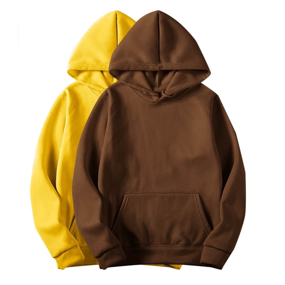 zbxnLI 2 Pack Sweatshirt for Women Hoodie Lightweight Casual Loose Hooded Pullover Tops with Pockets