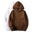 thumbnail image 1 of zbxnLI 2 Pack Sweatshirt for Women Hoodie Lightweight Casual Loose Hooded Pullover Tops with Pockets, 1 of 4