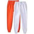 thumbnail image 1 of zbxnLI 2 Pack Women's Jogger Pants with Pockets Elastic Waist Drawstring Sweatpants Athletic Running Pants, 1 of 2