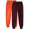 thumbnail image 1 of zbxnLI 2 Pack Women's Jogger Pants with Pockets Elastic Waist Drawstring Sweatpants Athletic Running Pants, 1 of 2