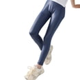 thumbnail image 1 of zbxnLI 3-13 Years Kids Fleece Leggings Winter Warm Elastic Waist Casual Bottom Trousers Fashion Outdoor Pants for Girls, 1 of 5