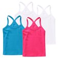 thumbnail image 1 of zbxnLI 4 Pack Toddler Girls Tank Tops Racerback Tanks Dance Sleeveless Shirts Ribbed Basic Undershirts, 1 of 6