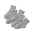 thumbnail image 1 of zbxnLI 5 Pack Ankle Socks for Boys Girls Low Cut Socks for Toddlers Solid Color Cotton Crew Socks, 1 of 3