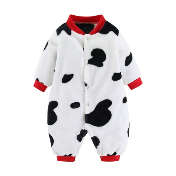 zbxnLI Baby Boys Girls Jumpsuits Hooded Fleece Rompers Long Sleeve One-Piece Outerwear Snowsuit Coat