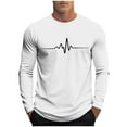 thumbnail image 1 of zbxnLI Big and Tall Men's Long Sleeve Shirts Graphic T-Shirts for Men Casual Basic Tee Tops Fall Winter, 1 of 5