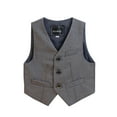 thumbnail image 1 of zbxnLI Boys Formal Suit Vest for Toddler Boys Button down Vest Wedding Evening Party Vest Outerwear, 1 of 3