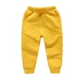 thumbnail image 1 of zbxnLI Boys Girls Cotton Pants Elastic Waist Joggers Sweatpants Casual Solid Color Trousers with Pockets 4-15 Years, 1 of 4