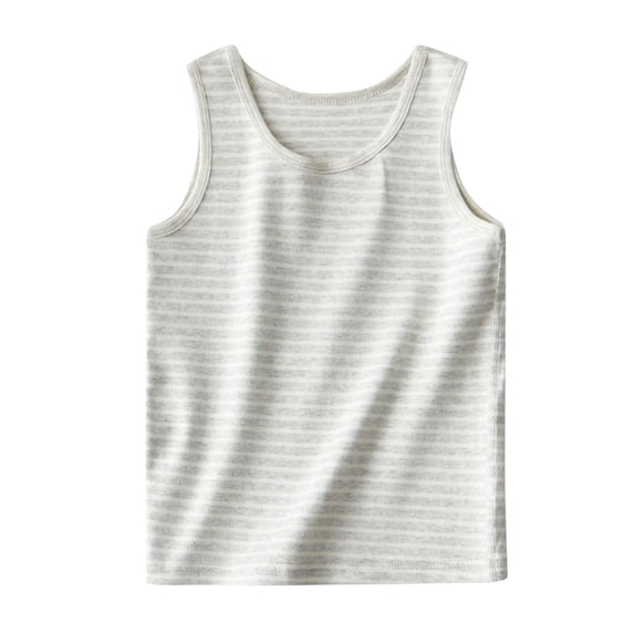 zbxnLI Boys Striped Tank Top Sleeveless Comfort Casual Loose Summer Lightweight Basic Camisole Tops for Kids