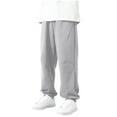 thumbnail image 1 of zbxnLI Boys Sweatpants High Waist Cotton Athletic Pants Solid Color Casual Kids Jogger Pants with Pockets, 1 of 4