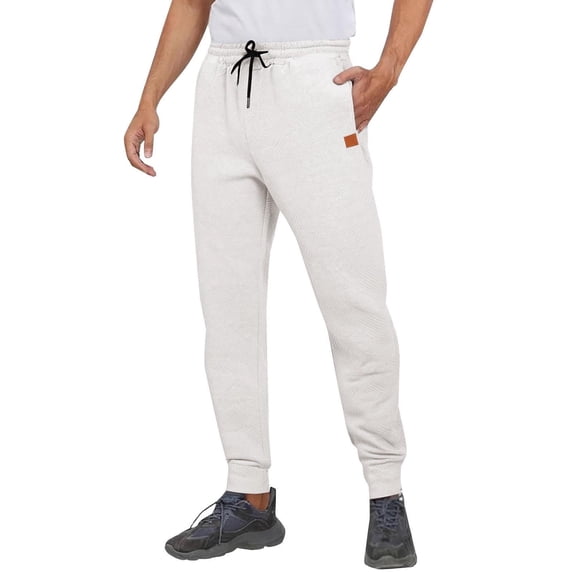 zbxnLI Casual Jogger Pants for Men Drawstring Sweatpants Lightweight Running Workout Athletic Lounge Trousers with Pockets