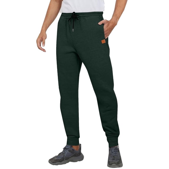 zbxnLI Casual Jogger Pants for Men Drawstring Sweatpants Lightweight Running Workout Athletic Lounge Trousers with Pockets