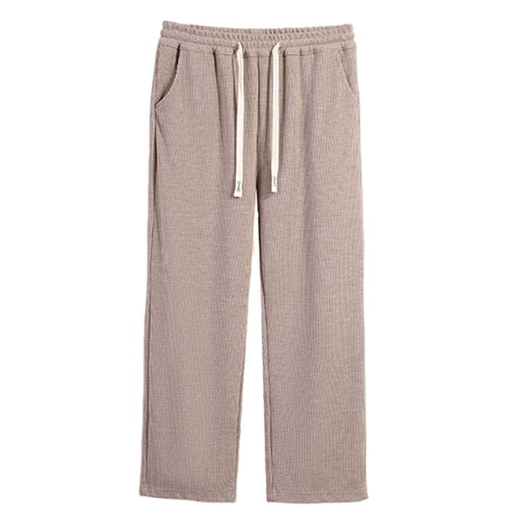 zbxnLI Girl's Casual Pants Wide Leg Elastic Waist Drawstring Trousers Fall Winter Warm Loose Pants with Pockets for Kids