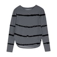 thumbnail image 1 of zbxnLI Girl's Long Sleeve Tops Crew Neck Striped Casual Fashion Shirts Comfortable Loose Tshirt for Kids, 1 of 6
