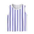 thumbnail image 1 of zbxnLI Girls Boys Striped Tank Tops for Kids Summer Casual Loose Sleeveless Crew Neck Stripe Top 3-15 Years, 1 of 6