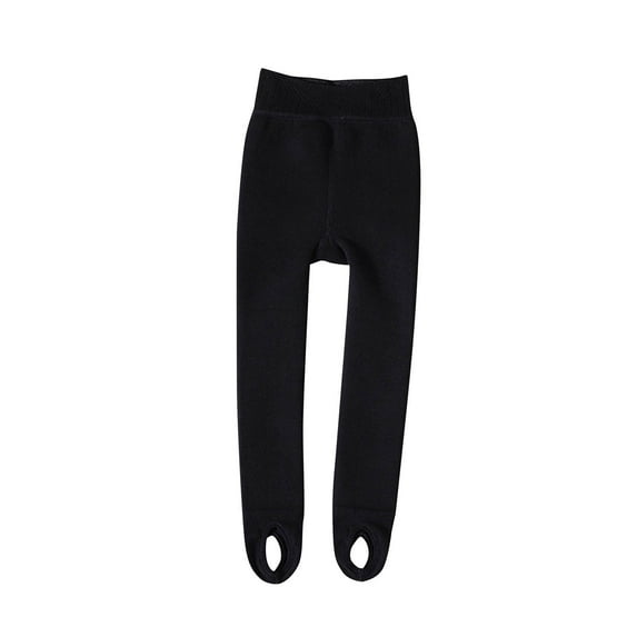zbxnLI Girls Thermal Leggings Padded Lined Bottom Tight Pants Fall Winter Basic Full Length Leggings for Girls