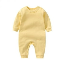 zbxnLI Infant Baby Boys Girls Jumpsuit Long Sleeve Cotton Jumpsuit One-Piece Oufits Fall Winter Clothes