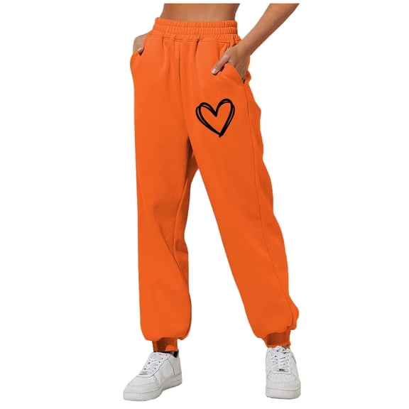 zbxnLI Jogger Womens Sweatpants Elastic Wasited Drawstring Sweatpant Casual Lounge Trousers Sport Clothes with Pockets