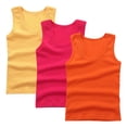 thumbnail image 1 of zbxnLI Kids 3 Pack Tank Tops Cotton Tee Summer Sleeveless Soft Basic Undershirts for Boys Girls, 1 of 3