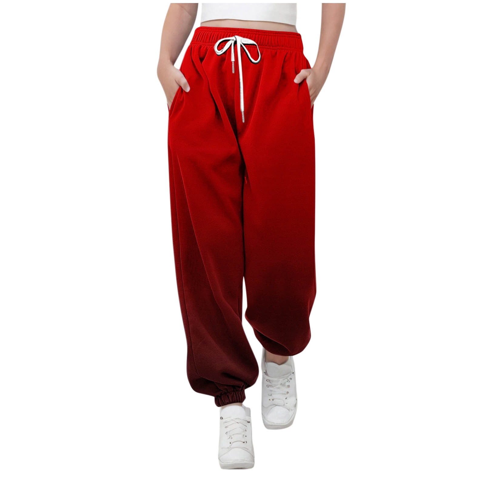 zbxnLI Kids Boys Girls Sweatpants Color Block Joggers