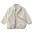 thumbnail image 1 of zbxnLI Kids Casual Jackets Fleece Outwear Boys Girls Long Sleeve Zip up Coat Winter Clothes 2-14 Years, 1 of 5
