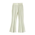 thumbnail image 1 of zbxnLI Kids Girls Bell Bottom Stretch High Waist Yoga Pants for Little Girls Flare Leg Pants 3-13 Years, 1 of 7