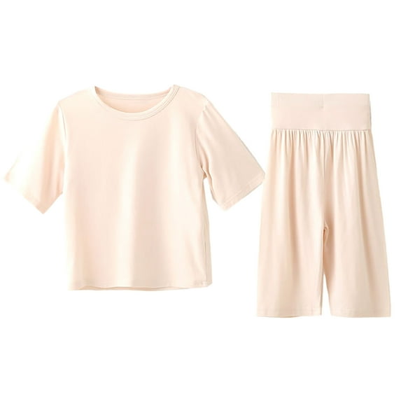 zbxnLI Kids Girls Boys 2 Piece Outfits Short Sleeve T-Shirts and Pants Toddler Clothes Sets