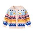 thumbnail image 1 of zbxnLI Kids Girls Cardigans Knit Cute Sweater Coats Toddler Girls Button Open Front Cardigan Fall Spring, 1 of 8