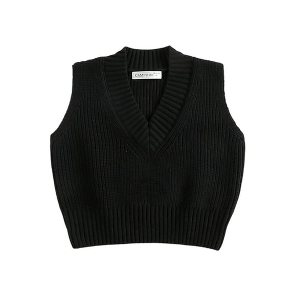 zbxnLI Kids Sweater Vests for Toddler Girls Boys V Neck Sleeveless Sweaters Knit Pullover Waistcoat Tops