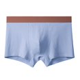 thumbnail image 1 of zbxnLI L-4XL Men's Boxer Briefs Cotton Underwear Comfortable Soft Elastic No Fly Underpants for Men, 1 of 2