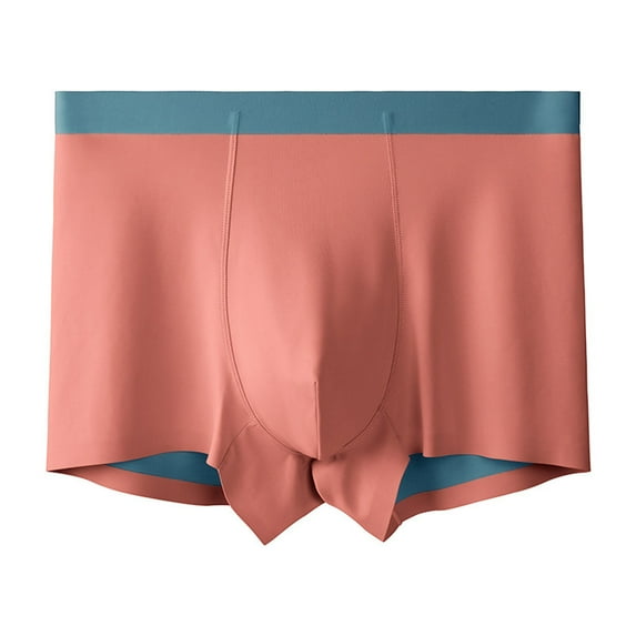 zbxnLI Men's Big & Tall Underpants No Fly Boxer Briefs Wide Waistband Breathable Soft Underwear