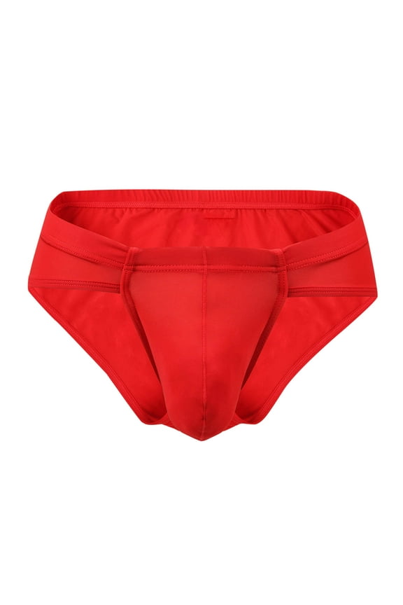 Men's Bikini Underwear Low Rise Breathable Soft Briefs Classic Comfort Tanga Pants for Men